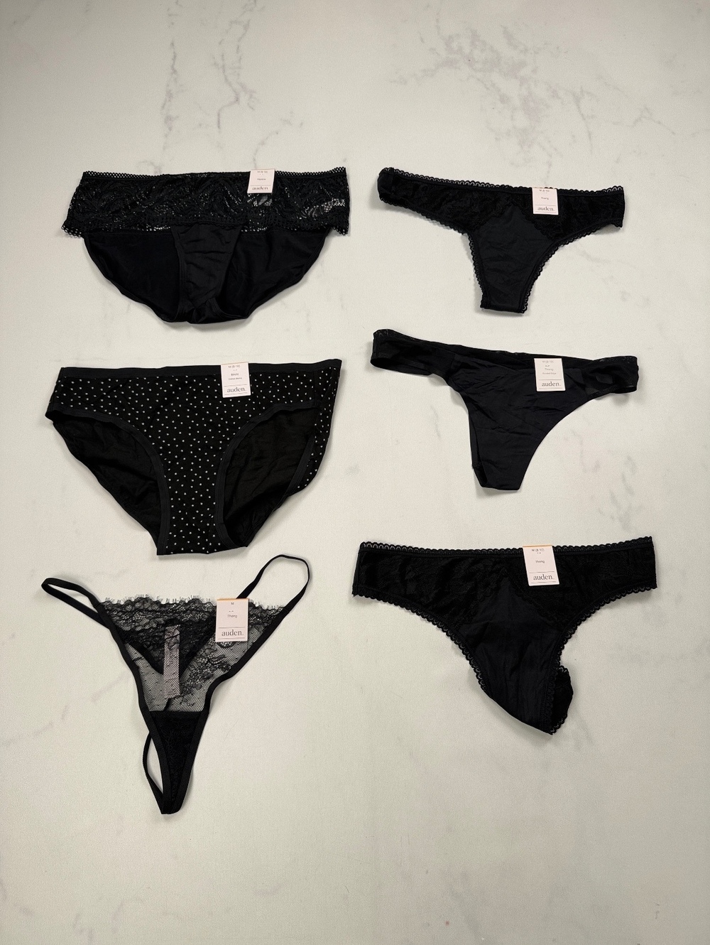 Auden Black Bikini 2000s Statement Style Lot of 6 - Women M